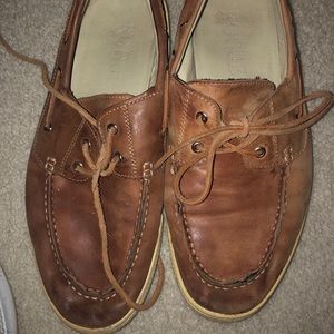 ROGUE ACCUSED BOAT SHOE COGNAC
